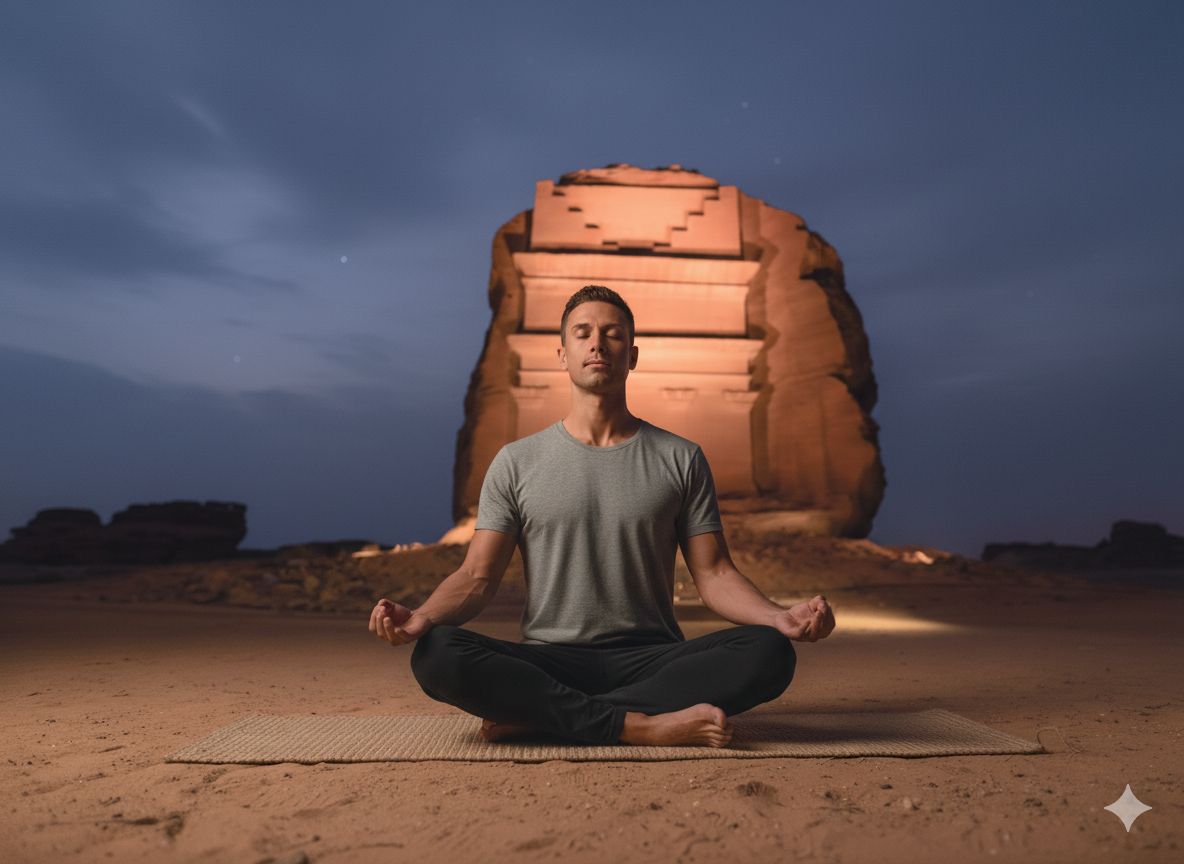 يوجا الصحراء تدفق سكينة الوادي